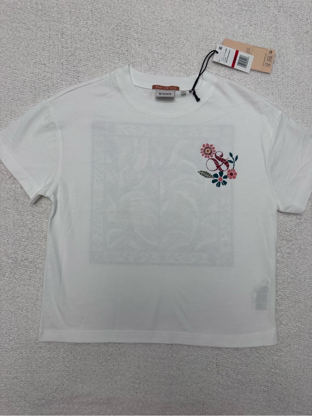 Scotch & Soda White Tee size Xsmall